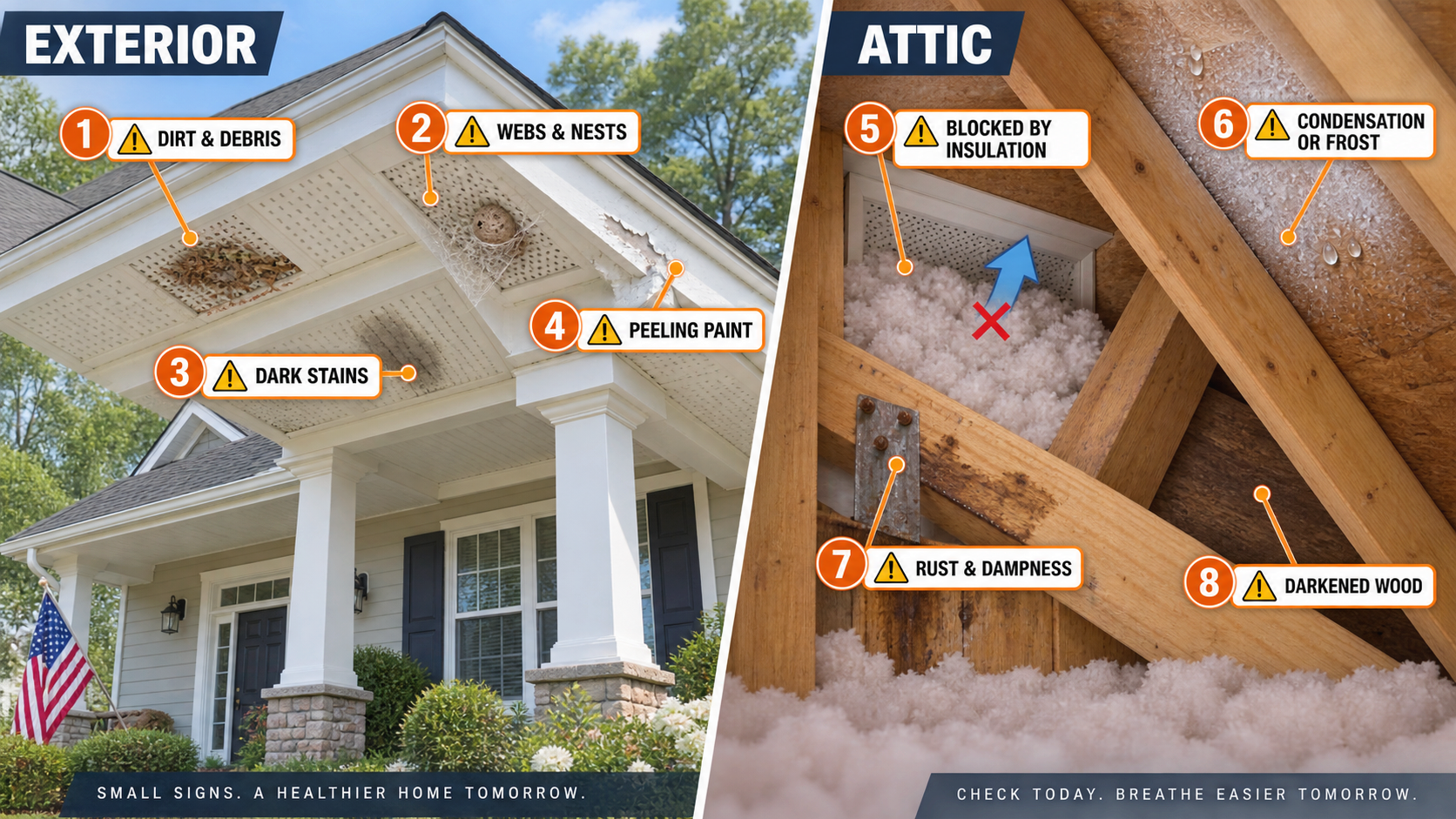 Signs Your Soffit Vents Need Attention