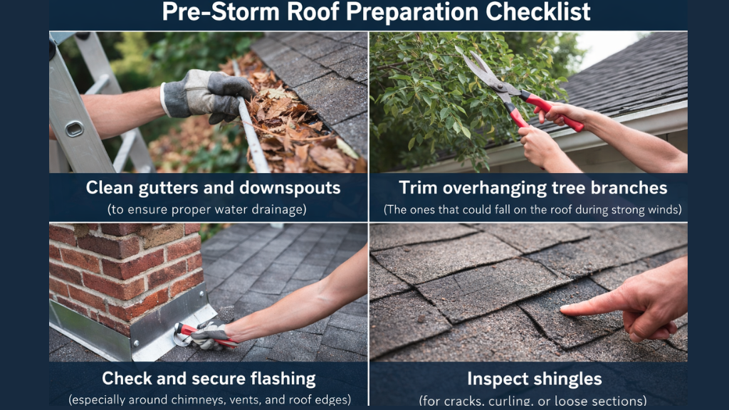 Pre-Storm Roof Preparation Checklist