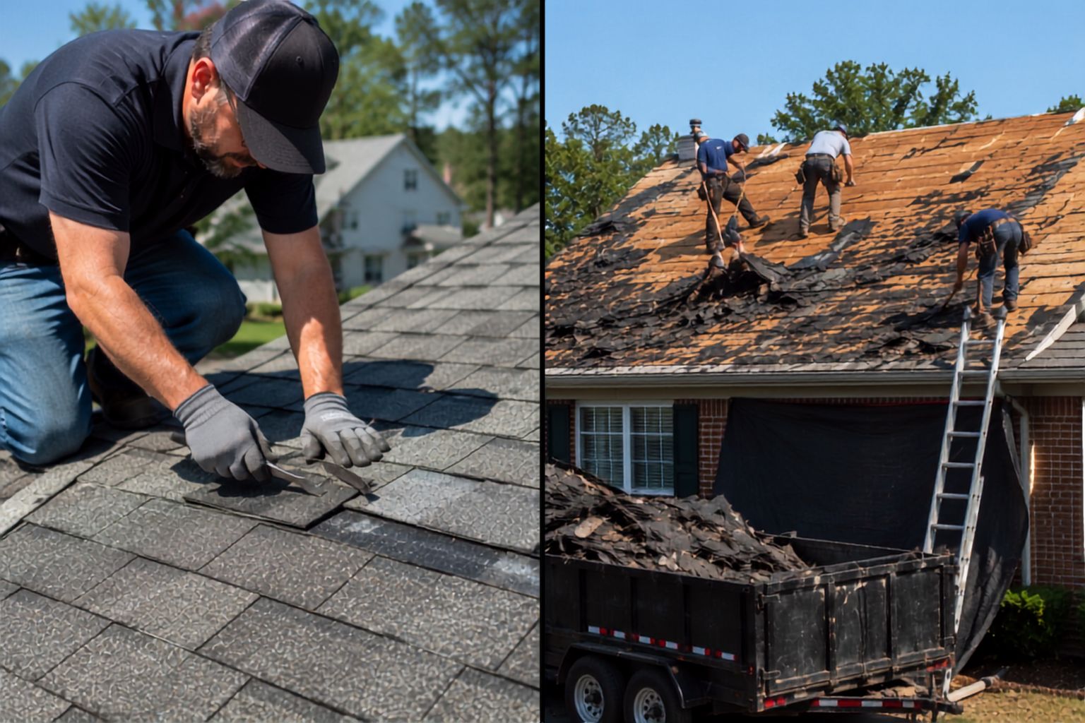 Roof Repair vs. Roof Replacement: Which Do You Need