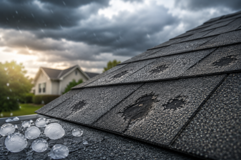 How Can Homeowners Identify Hail Damage on Their Roof Shingles How Can Homeowners Identify Hail Damage on Their Roof Shingles