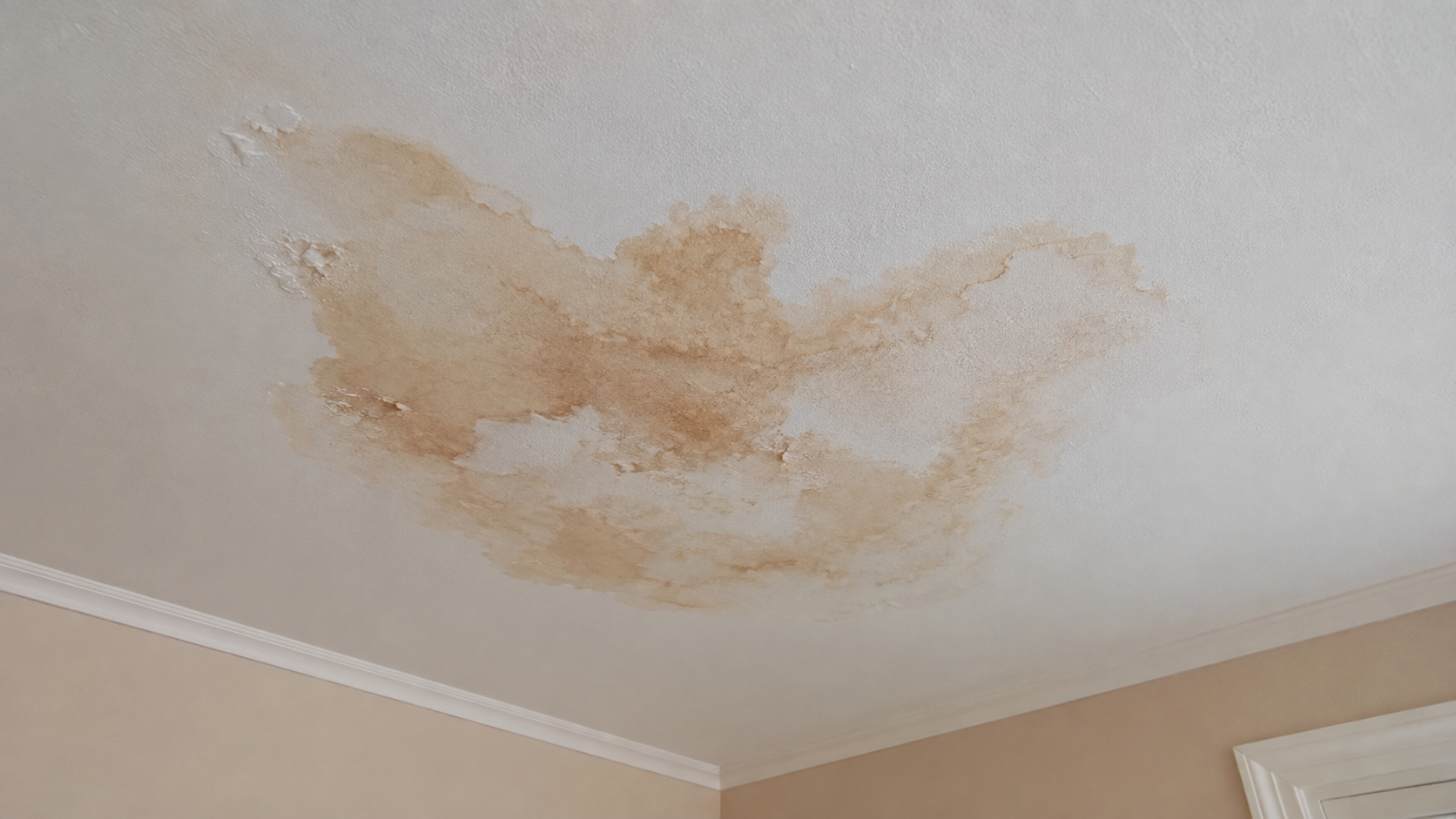 Water stain on ceiling