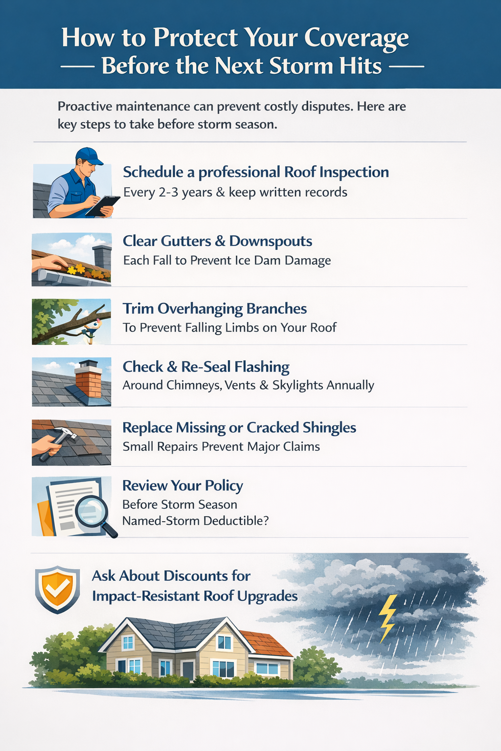 How to Protect Your Coverage Before the Next Storm Hits