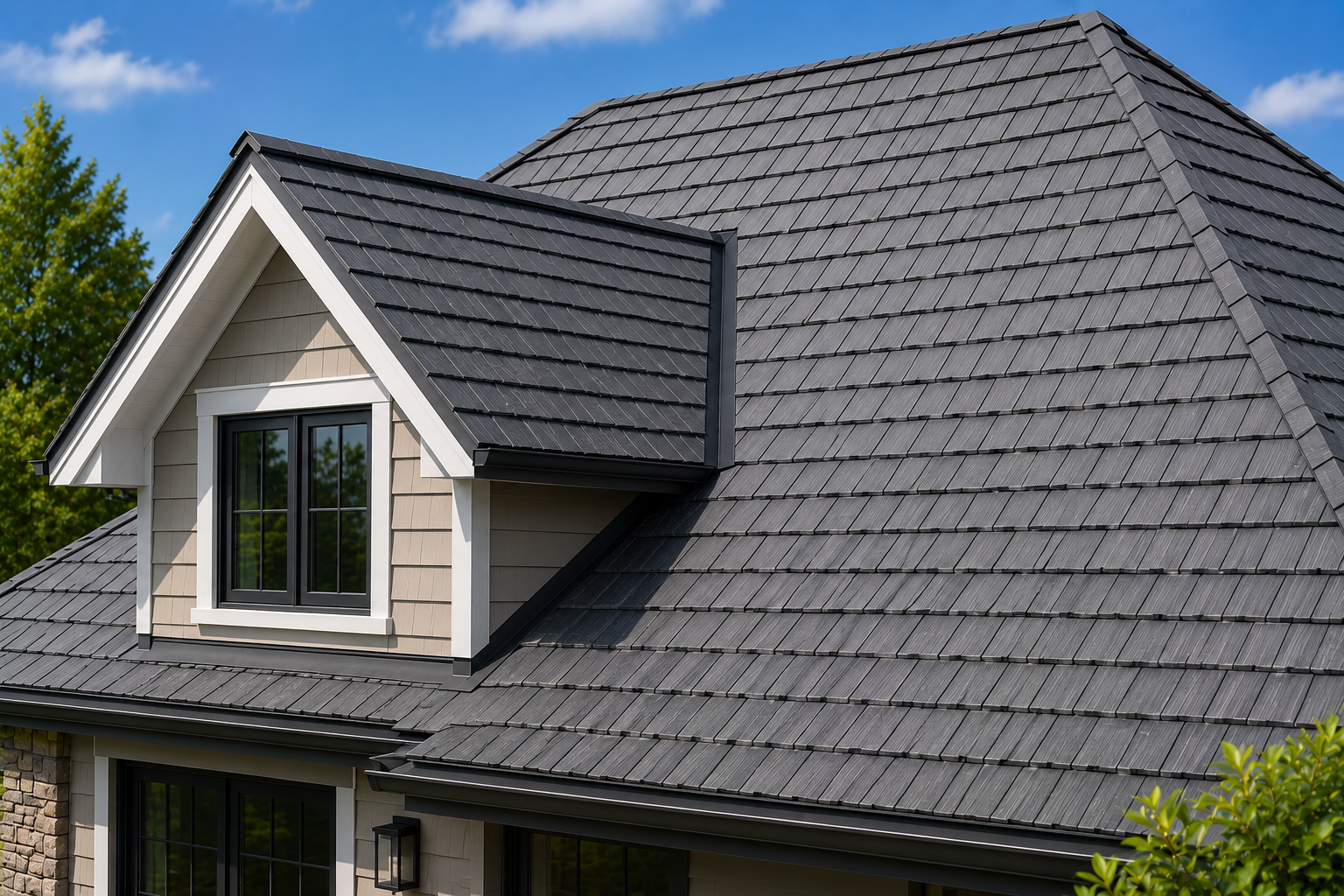 Plastic shingles