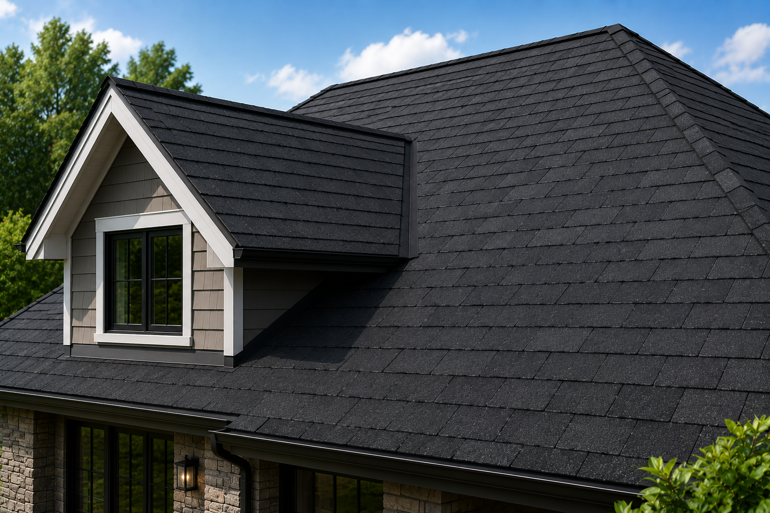 Rubber shingles