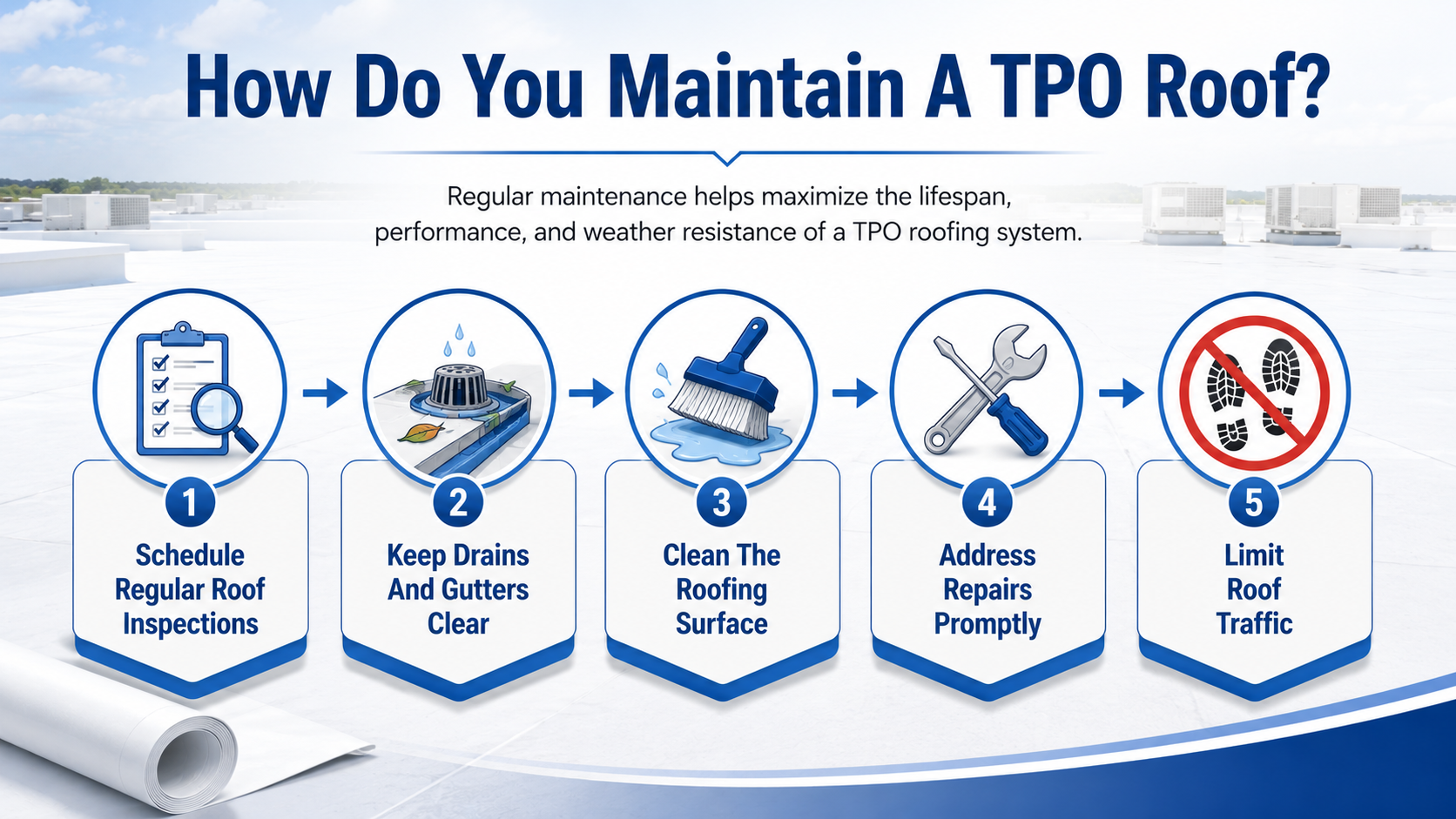How Do You Maintain A TPO Roof