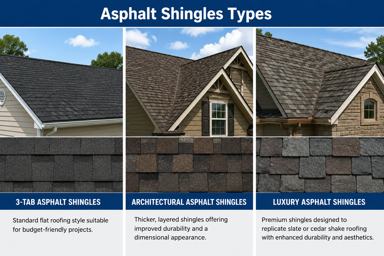 Asphalt shingles