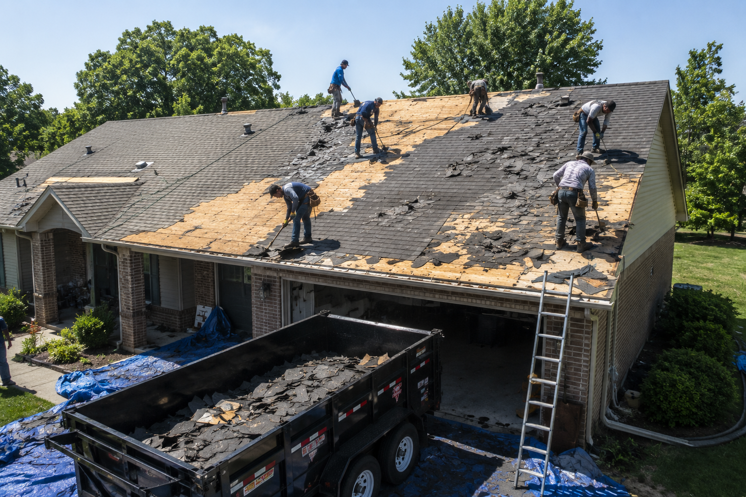 Tear-Off of the Old Roof