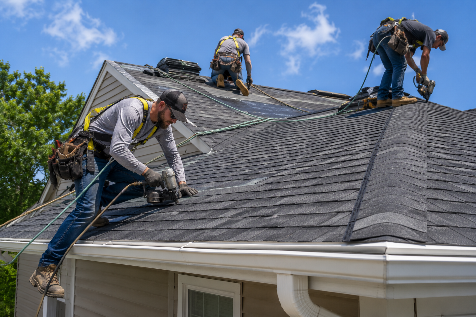 Installation of the New Roof