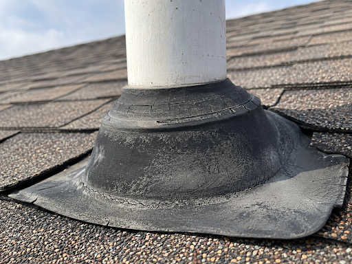 Worn Sealant Around Vents & Chimneys