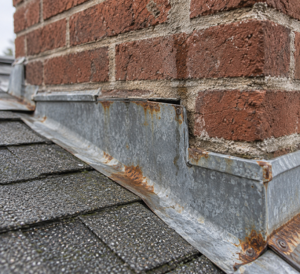 Cracked or Failing Flashing