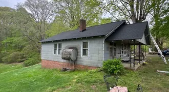 New roof on a ranch home in Thomasville, NC