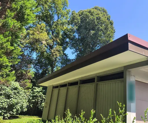 Commercial building with a new low-slope roof edge in Winston-Salem, NC